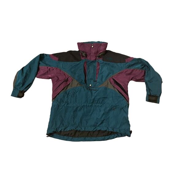 North Face TNFx Color Block Mens XL Purple Jacket in good condition. - Picture 1 of 7